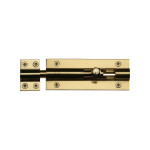 M Marcus Heritage Brass Door Bolt Straight 100 x 38mm